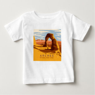 アーチス国立公園   Utah ベビーTシャツ