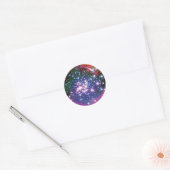 アーチス星団 カラフルアーティストのイメージ ラウンドシール (封筒)