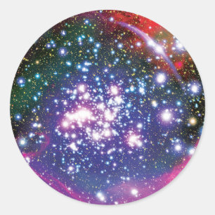 アーチス星団 カラフルアーティストのイメージ ラウンドシール