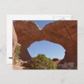 アーチズナショナルパークのアーチ切れ ポストカード (正面/裏面)