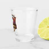 アーチズナショナルパークイラストレーションレトロ ショットグラス (右)