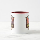 アーチズナショナルパークイラストレーションレトロ マグカップ (中央)