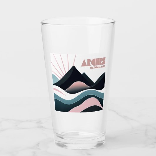 アーチズナショナルパークカラーヒルズ タンブラーグラス (正面)