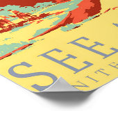 アーチズナショナルパークコロラドコヴィンテージトラベル ポスター (角)