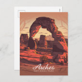 アーチズナショナルパークサンドストーン シーズンポストカード (正面/裏面)