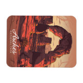 アーチズナショナルパークサンドストーン マグネット (横)