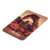 アーチズナショナルパークサンドストーン マグネット (左側)