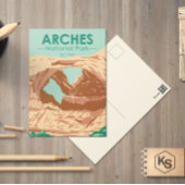 アーチズナショナルパークダブルアーチポストカード ポストカード