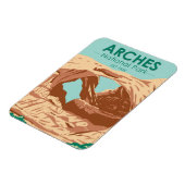 アーチズナショナルパークダブルアーチマグネット マグネット (左側)