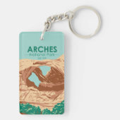アーチズナショナルパークダブルアーチ キーホルダー (裏面)