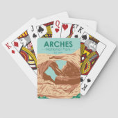 アーチズナショナルパークダブルアーチ トランプ (裏面)