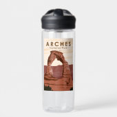 アーチズナショナルパークデリケートアーチヴィンテージ ウォーターボトル (正面)