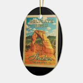 アーチズナショナルパークデリケートアーチヴィンテージ セラミックオーナメント (左)
