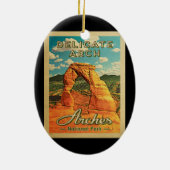 アーチズナショナルパークデリケートアーチヴィンテージ セラミックオーナメント (裏面)