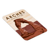 アーチズナショナルパークデリケートアーチヴィンテージ マグネット (右側)