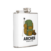 アーチズナショナルパークバックパック フラスク (右)