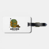 アーチズナショナルパークバックパック ラゲッジタグ (裏面横)