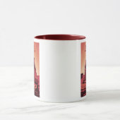 アーチズナショナルパークミニマルイラストレーション マグカップ (中央)