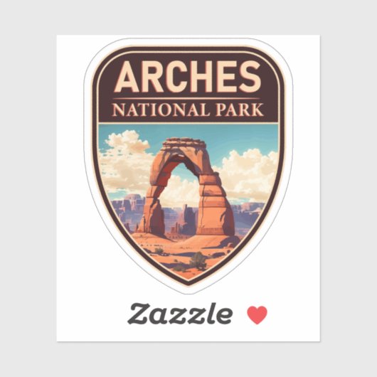 アーチズナショナルパークモアブユタデリケートアーチ シール (シート)