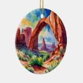 アーチズナショナルパークユタウォーター色 セラミックオーナメント (右)