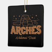 アーチズナショナルパークユタコレクターホリデー セラミックオーナメント (左)