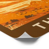 アーチズナショナルパークユタスリーゴシップスヴィンテージ ポスター (角)