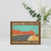 アーチズナショナルパークユタデビルズガーデントレイル ポストカード (スタンド正面)