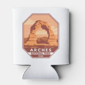 アーチズナショナルパークユタデリケートアーチアートレトロ 缶クーラー (裏面)