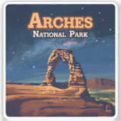 アーチズナショナルパークユタデリケートアーチモアブ シール (正面)