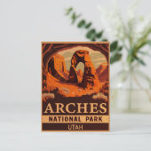 アーチズナショナルパークユタデリケートアーチ ポストカード (スタンド正面)