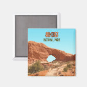 アーチズナショナルパークユタヴィンテージ マグネット (正面/裏面)