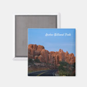 アーチズナショナルパークユタ土産マグネット マグネット (正面/裏面)