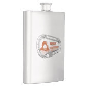 アーチズナショナルパーク登山カラビナー フラスク (右)