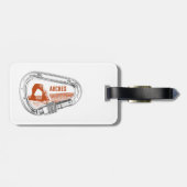 アーチズナショナルパーク登山カラビナー ラゲッジタグ (裏面横)