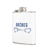 アーチズナショナルパーク登山クイックドロー フラスク (左)