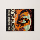 アーチズナショナルパーク – ヴィンテージデリケートアーチ ジグソーパズル (横)