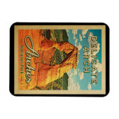 アーチズナショナルパーク – ヴィンテージデリケートアーチ マグネット (横)