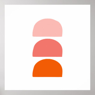 アーチズピンクコーラルオレンジ ポスター