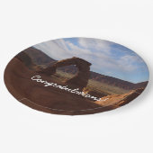 アーチズ国立公園のデリケートなアーチII ペーパープレート (アングル)