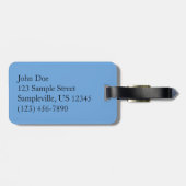 アーチズ国立公園のデリケートなアーチII ラゲッジタグ (裏面横)