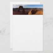アーチズ国立公園のデリケートなアーチII 便箋 (正面/裏面)