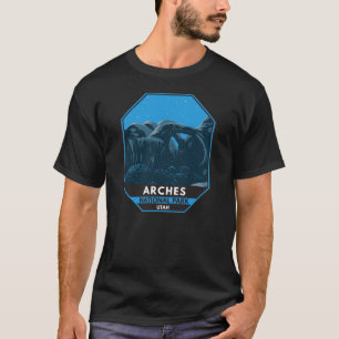 アーチズ国立公園ユタナイトスカイヴィンテージ Tシャツ