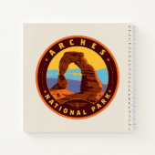 アーチズ国立公園 ノートブック (裏面)