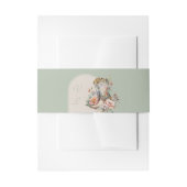 アーチセージモノグラムのグリーンフローラ女性のカーボーイブーツ 招待状ベリーバンド (正面例)