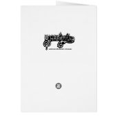 アーチックオオオカミ～シーズンのグリーティングクリスマスカード (裏面)