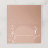 アーチテラコッタボタニカル結婚ズ プレイスカード (外部開封)