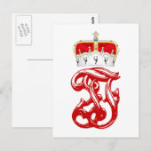 アーチデュークフランツ・フェルディナンドのインペリアルモノグラム ポストカード (正面/裏面)