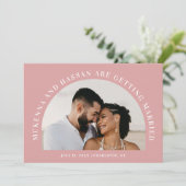 アーチトップ セーブ・ザ・デート 結婚式予告 (スタンド正面)