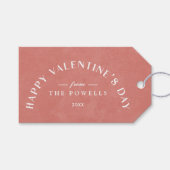 アーチハートバレンタインデー写真ギフトラベル- Sake ギフトタグ (正面(横))