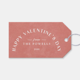 アーチハートバレンタインデー写真ギフトラベル- Sake ギフトタグ